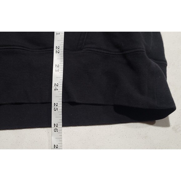 The North Face Tekno Logo Pullover Hoodie Woman's M Black Sweater NWOT - Picture 4 of 10